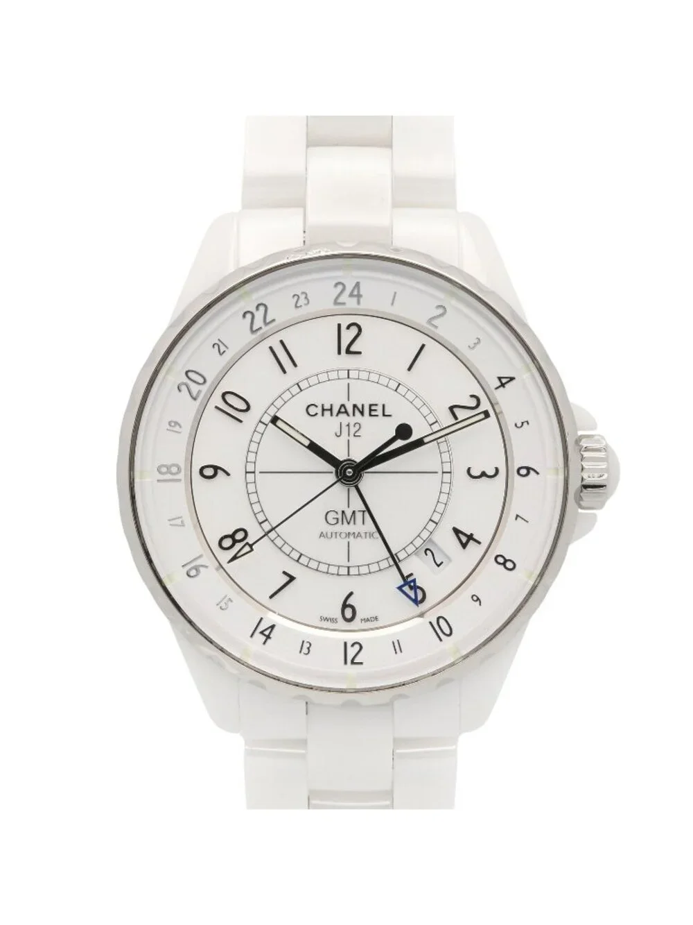 Chanel Watch White Ceramic
